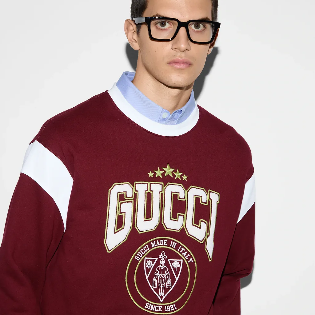 Embroidered Cotton Jersey Sweatshirt