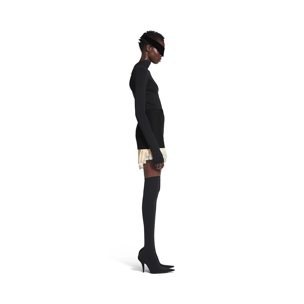 Lingerie Mini Tailored Skirt