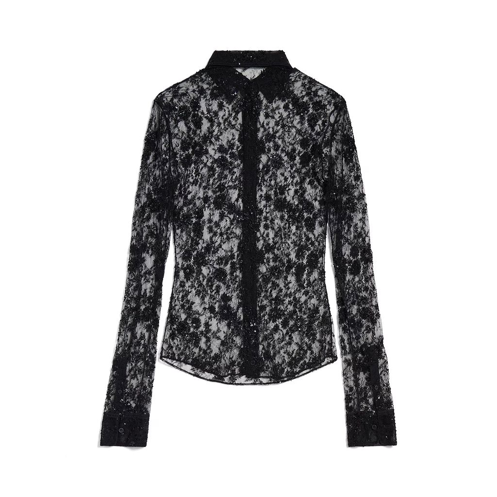 Embroidered Fitted Shirt
