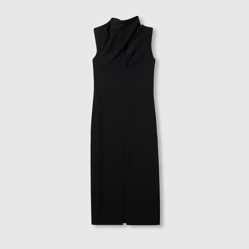 Acetate Viscose Sable Dress