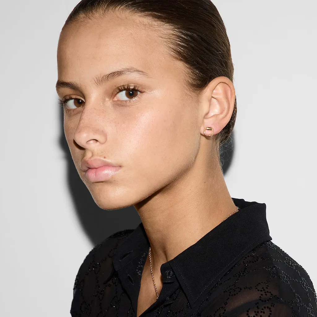 Gucci Horsebit 18K Stud Earrings