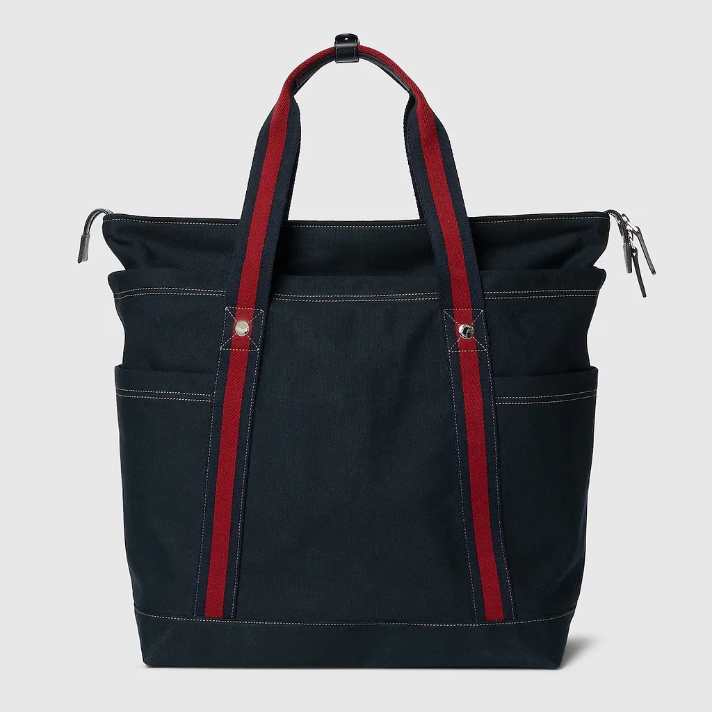 Printed Canvas Large Tote Bag