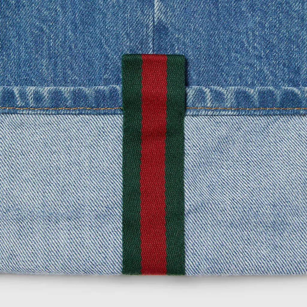Tapered Fit Denim Trousers