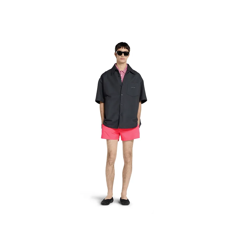 Oversize Cotton Gabardine Shirt