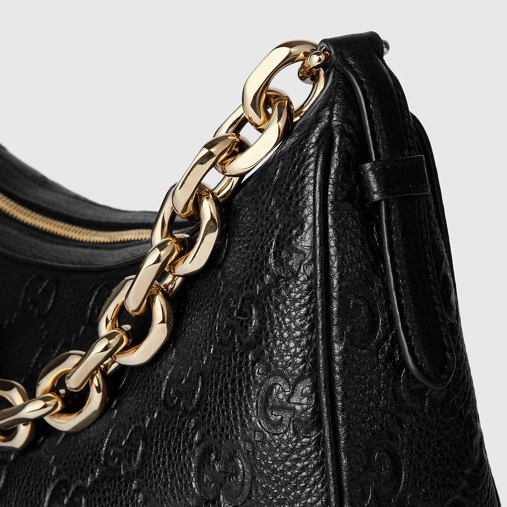 Gg Emblem Large Shoulder Bag