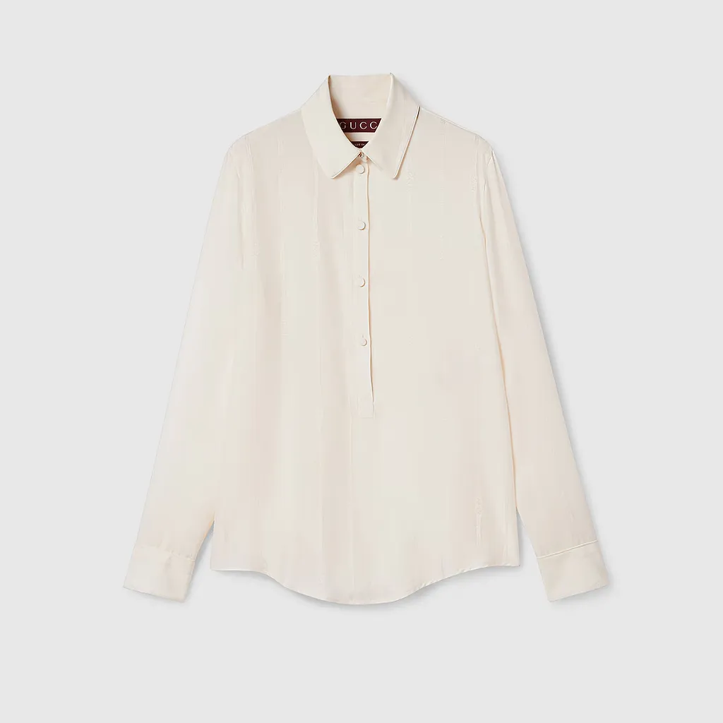 Silk Jacquard Shirt