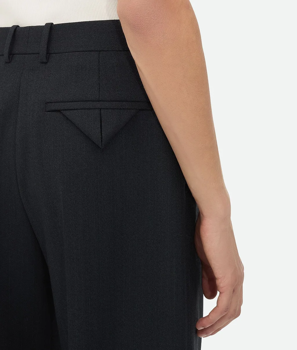 Striped Wool Trousers