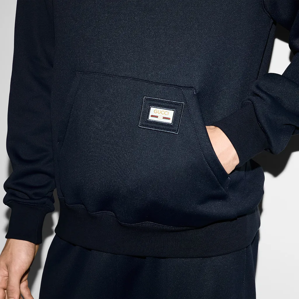 Technical Nylon Jersey Sweatshirt