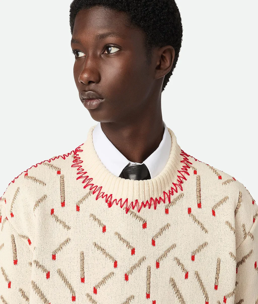 Cotton Jacquard Matches Jumper