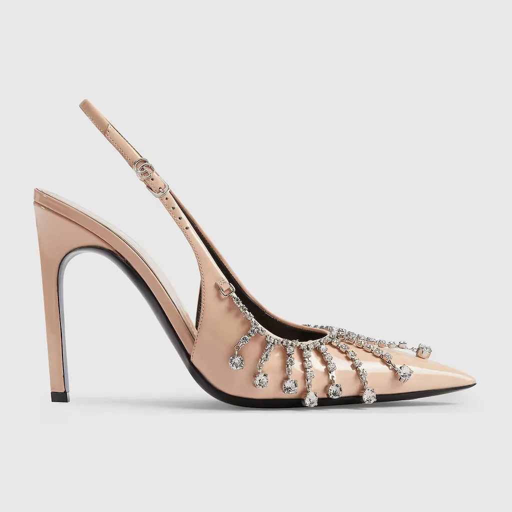 Pump With Crystal Chain