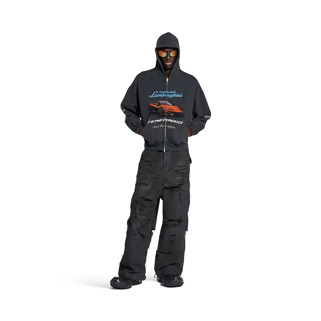 Automobili Lamborghini Zip-Up Hoodie Small Fit