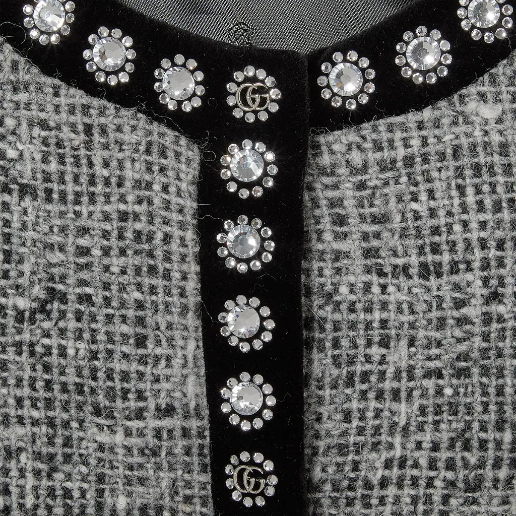 Children's Embroidered Tweed Jacket