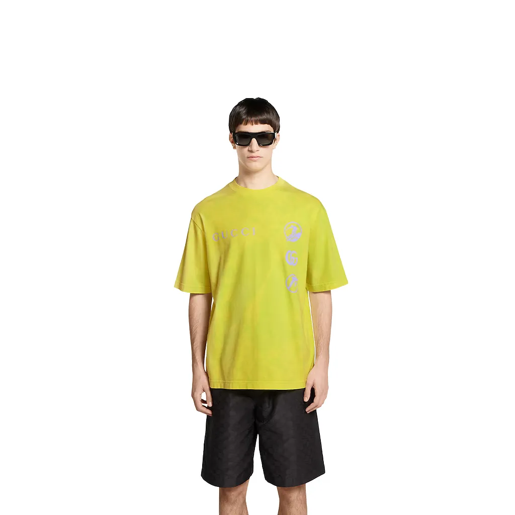Printed Cotton Jersey T-Shirt