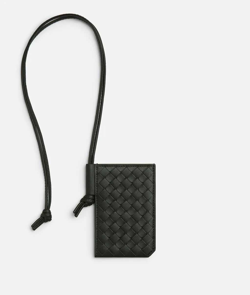 Intrecciato Piccolo Badge Holder