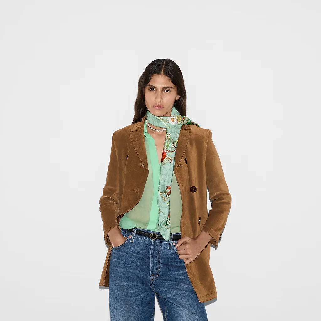Printed Silk Carré