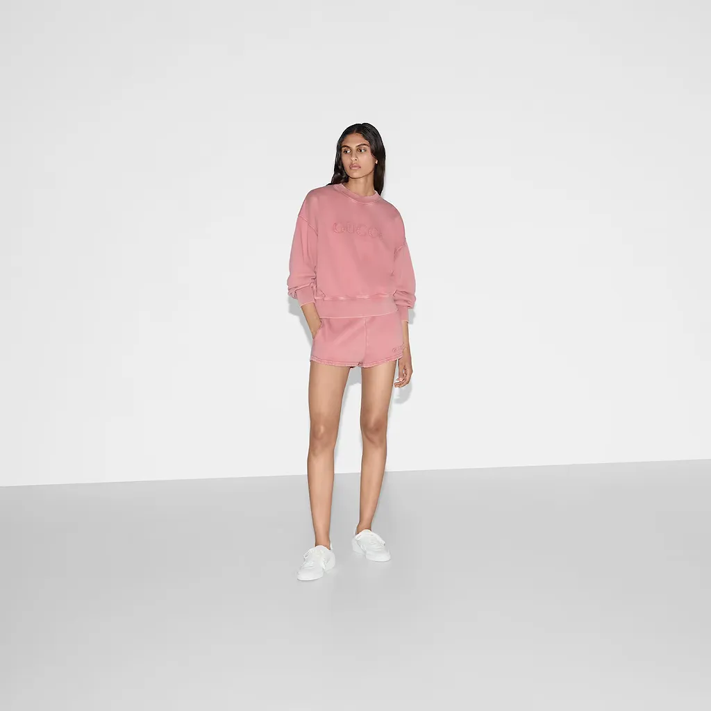 Embroidered Cotton Jersey Sweatshirt