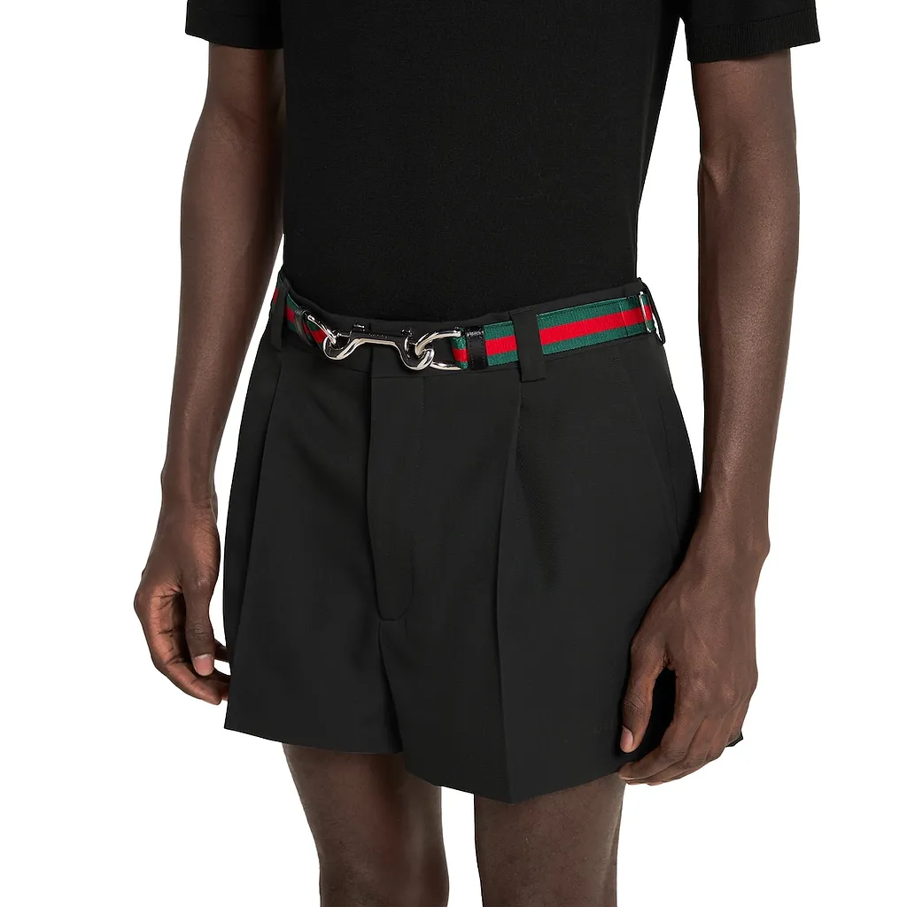 Thin Belt With Double Snap Hook Buckle, 1