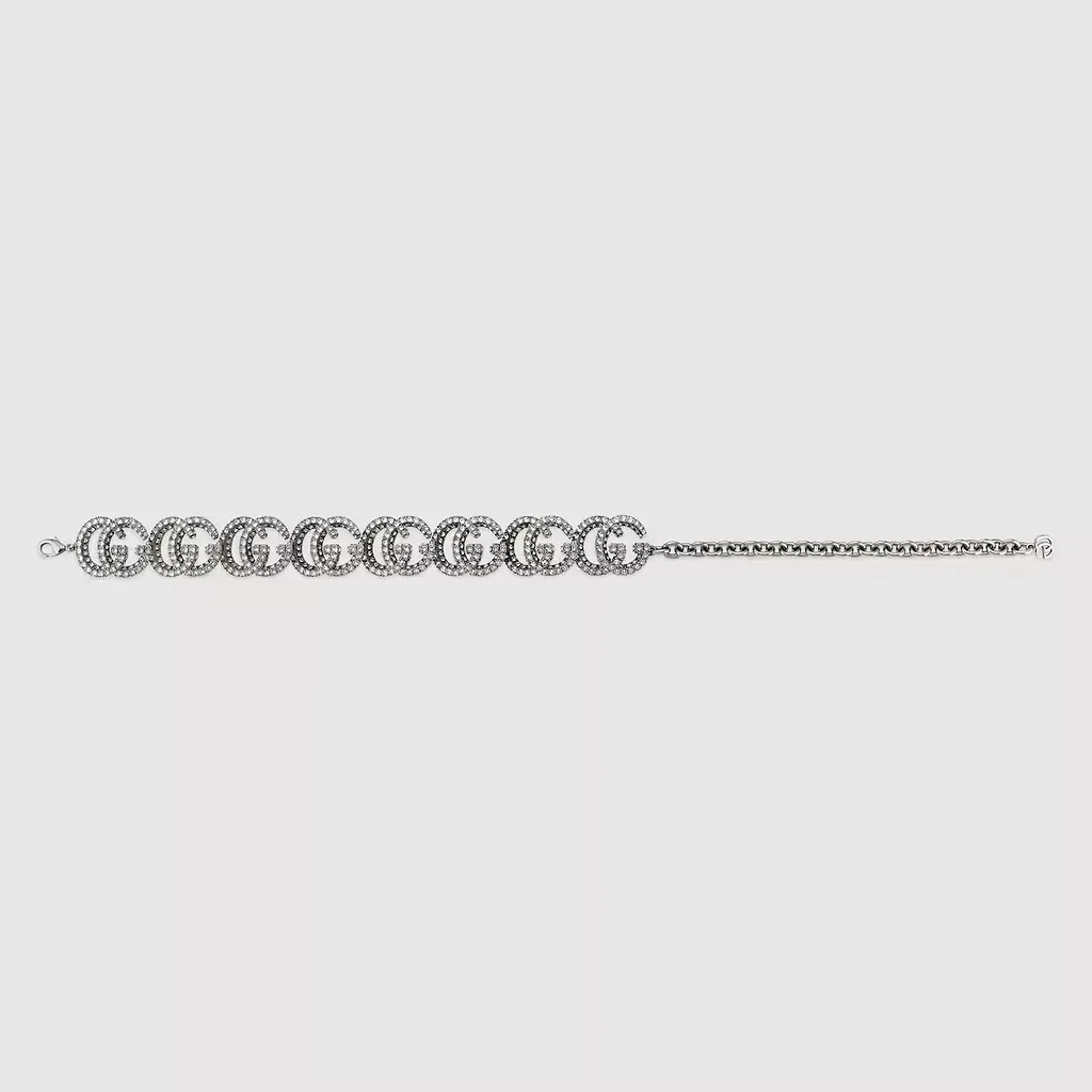 Gg Marmont Crystal Choker Necklace