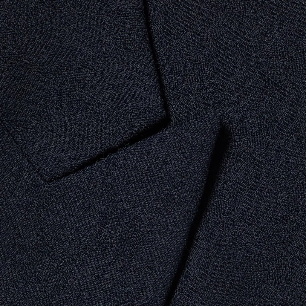 Double-Breasted Gg Wool Jacket