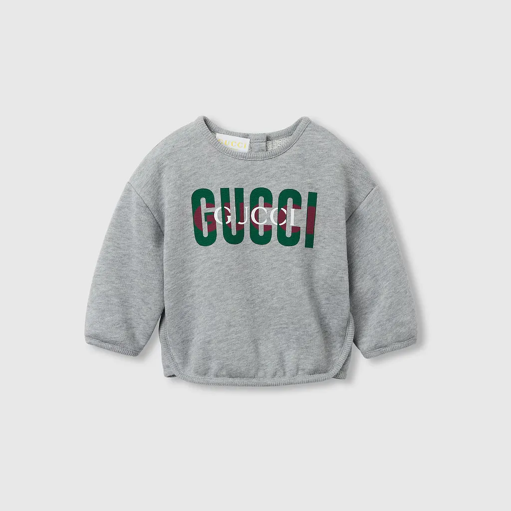 Baby Printed Cotton Sweatshirt