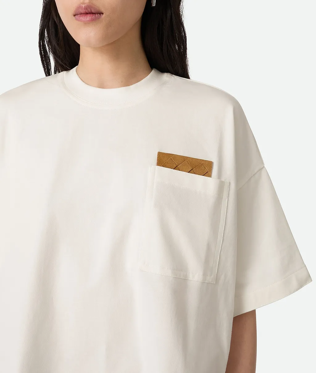 Cotton Jersey Cropped T-Shirt