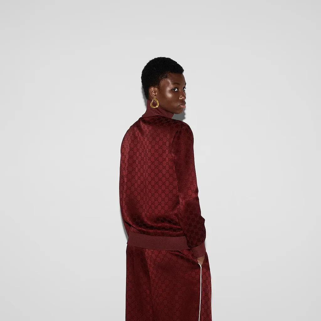 Gg Jacquard Zip Jacket