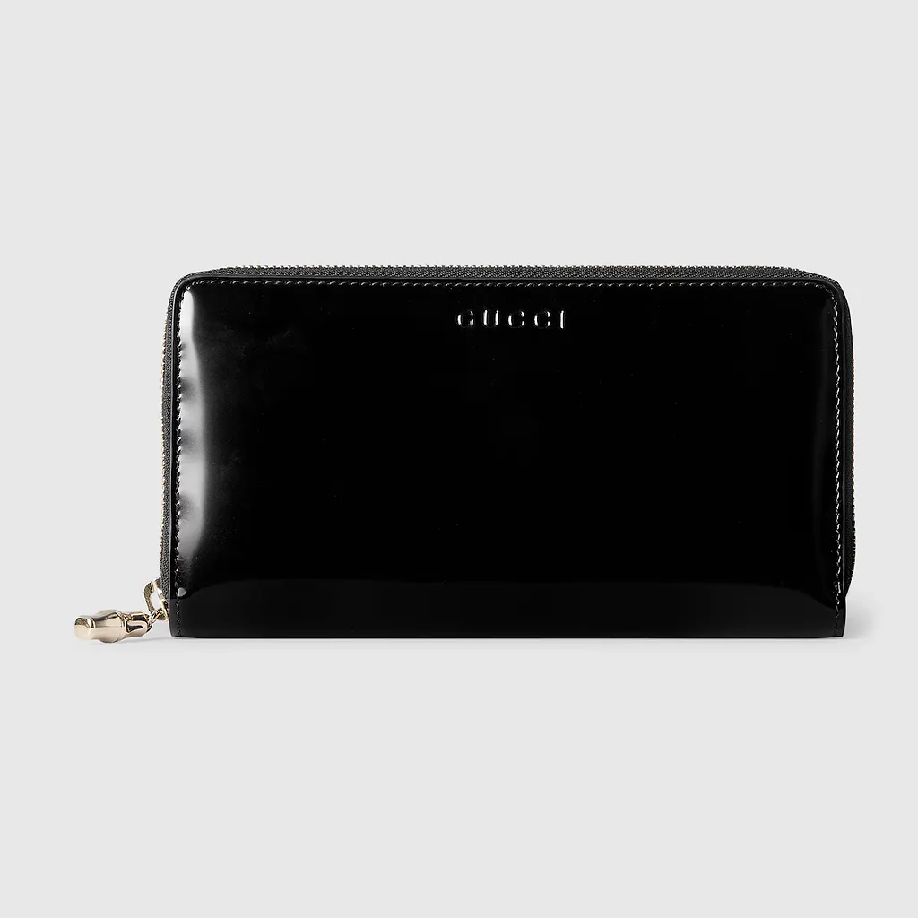 Zip Around Wallet With Bamboo