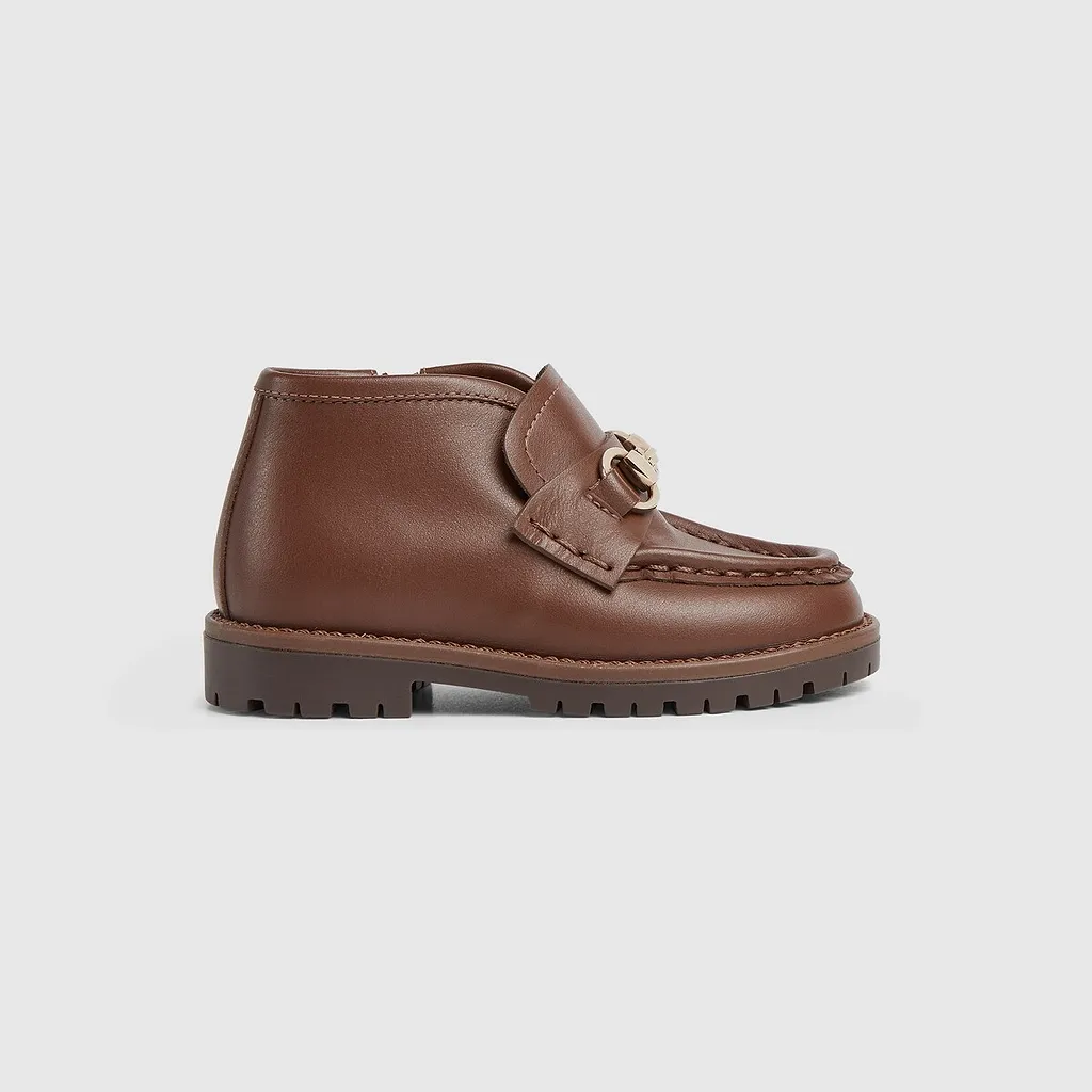Toddler Horsebit Leather Boot