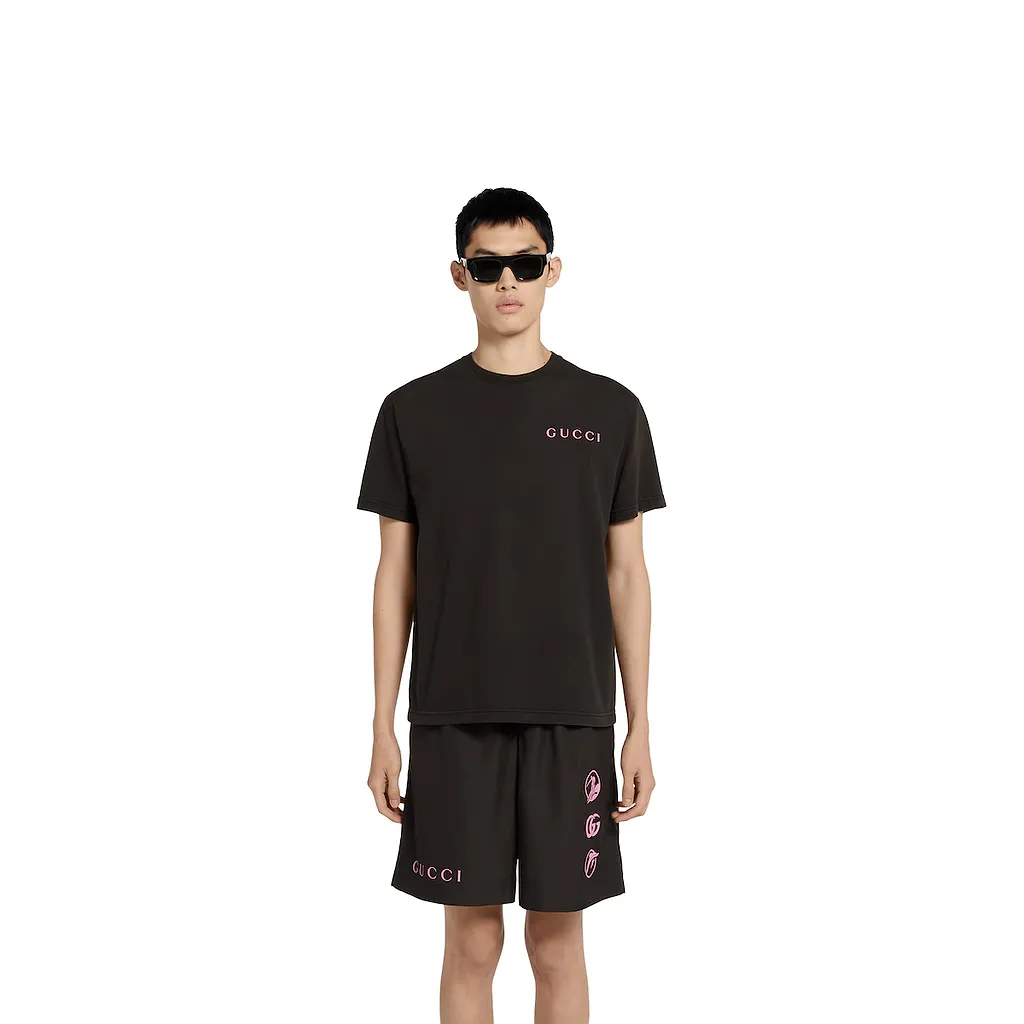 Printed Cotton Jersey T-Shirt