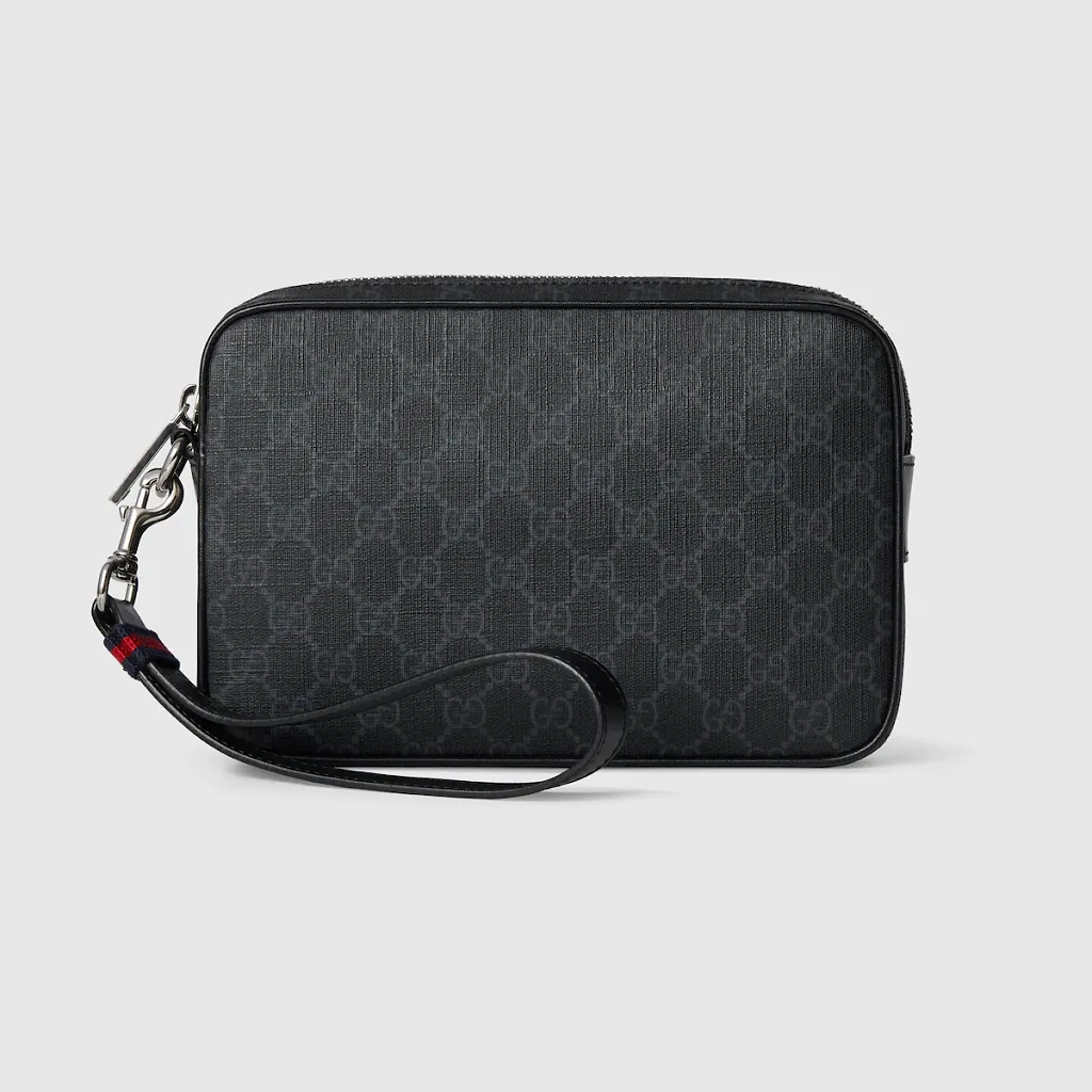 Gg Black Small Pouch