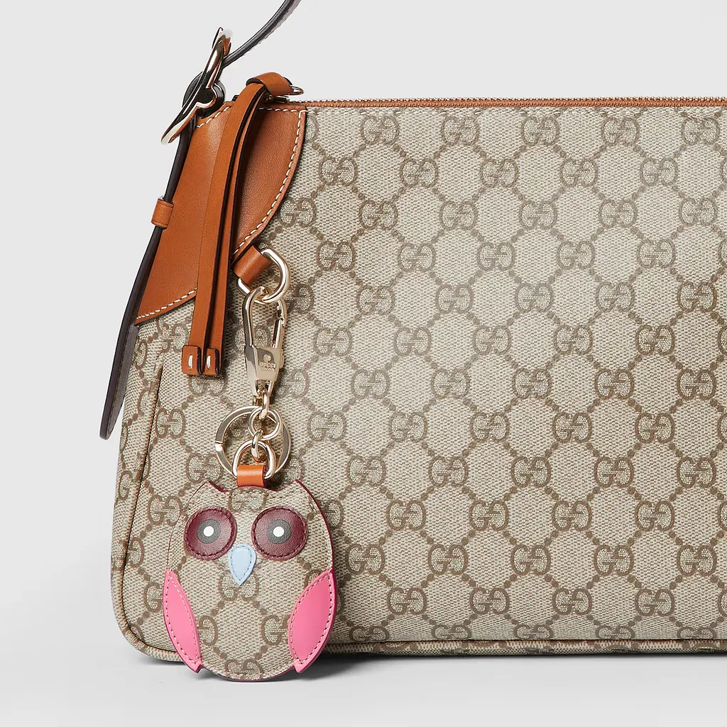 Owl-Shaped Bag Charm