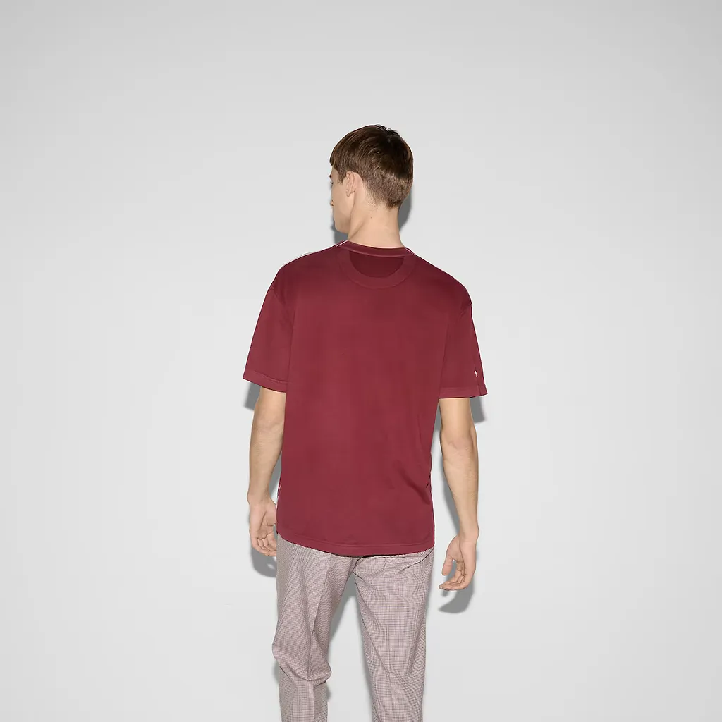Cotton Jersey T-Shirt With Print
