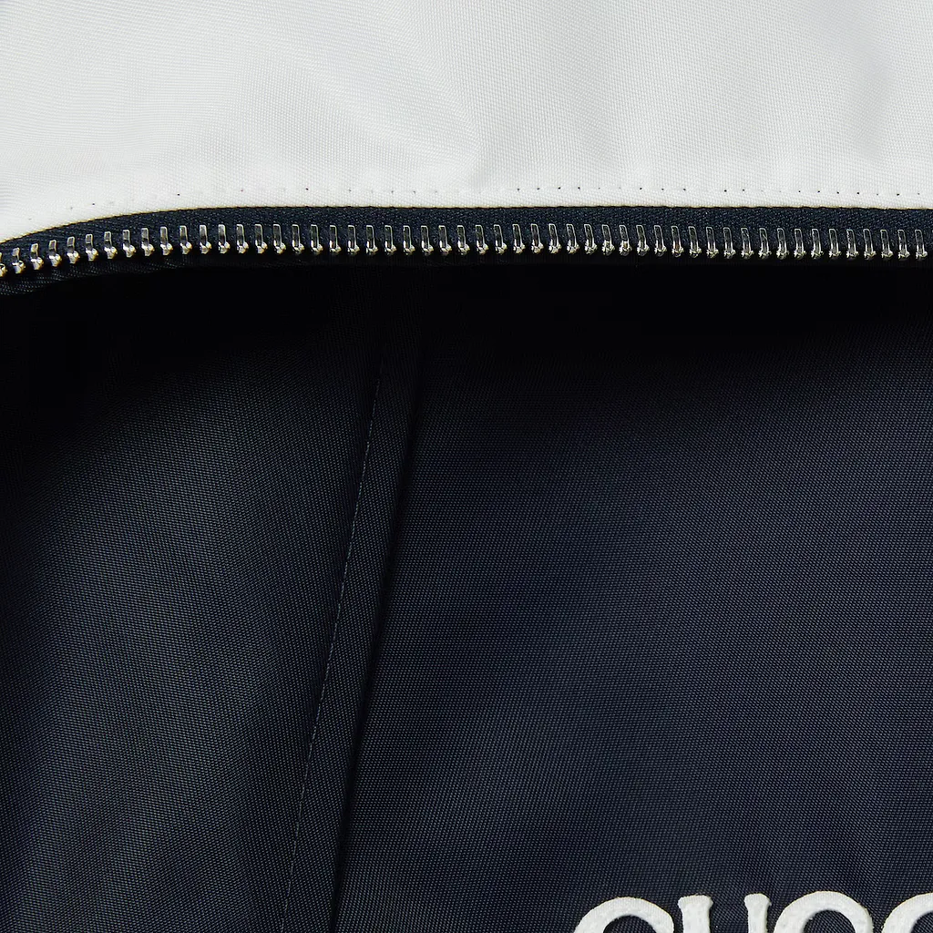 Nylon Twill Jacket With Patch