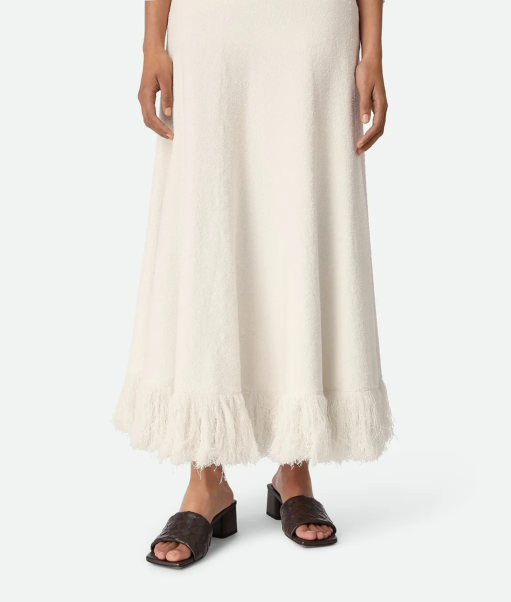 Cotton Bouclé Skirt