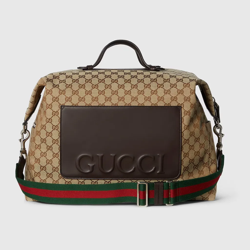 Gg Canvas Medium Duffle Bag