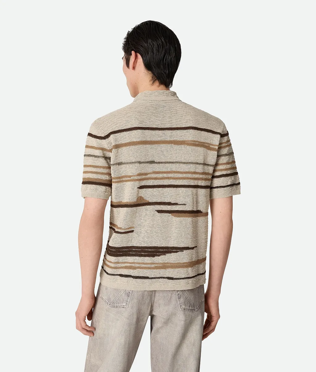 Linen And Cotton Polo