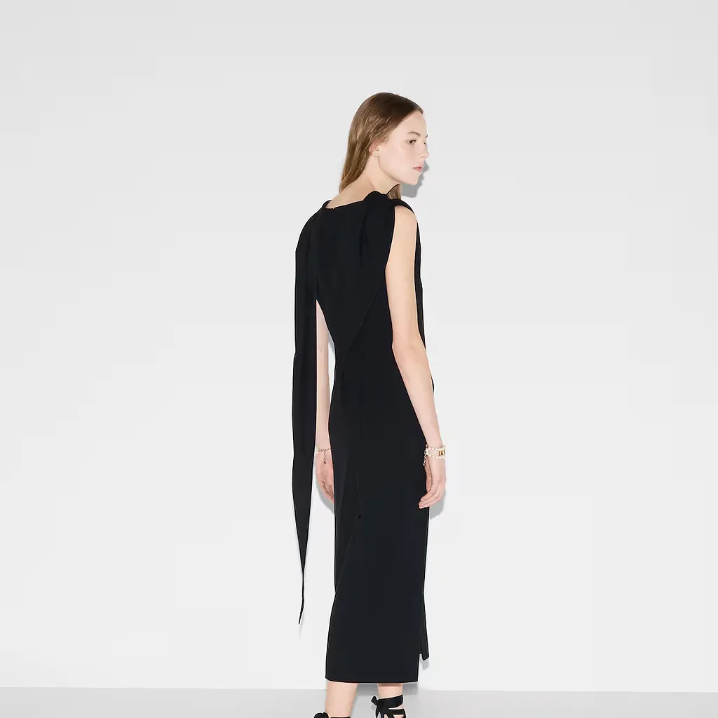 Acetate Viscose Sable Dress