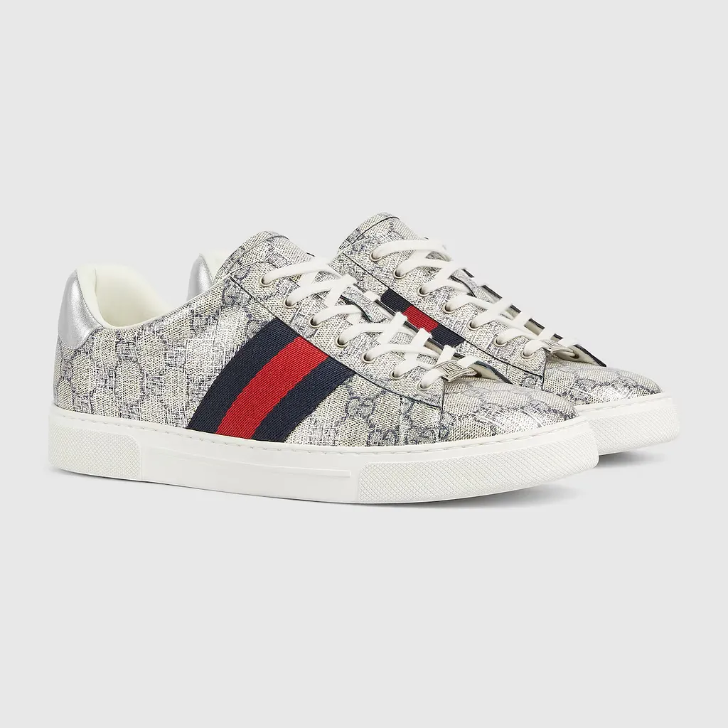 Gucci Ace Trainer With Web