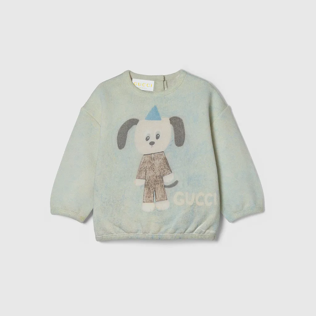 Baby Printed Cotton Sweatshirt