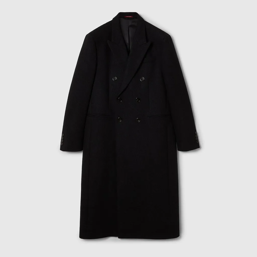 Batavia Wool Coat With Web