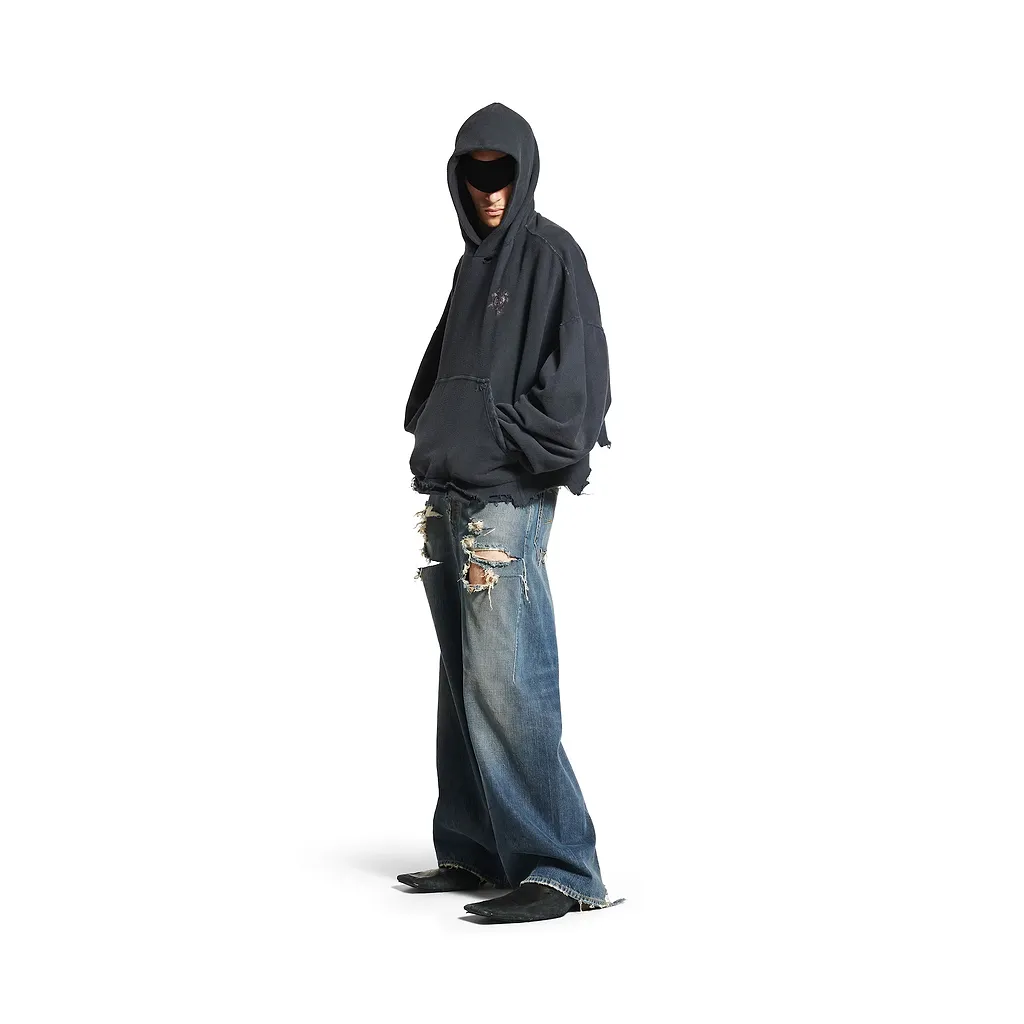 Nail Polish Cropped Hoodie