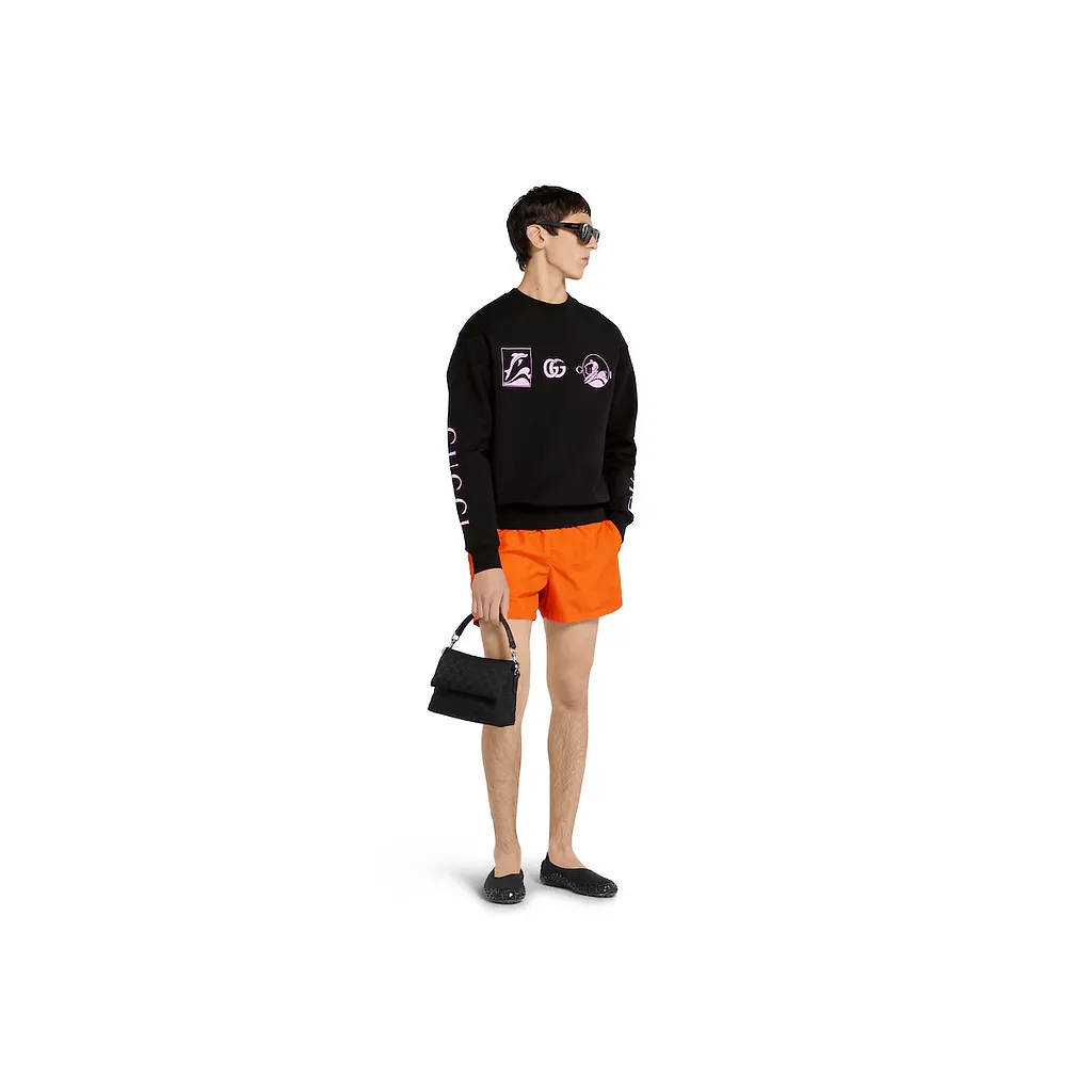 Printed Cotton Sweatshirt