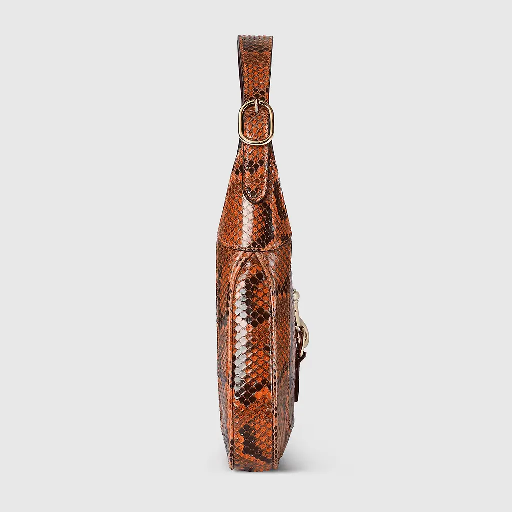 Gucci Jackie Small Python Shoulder Bag
