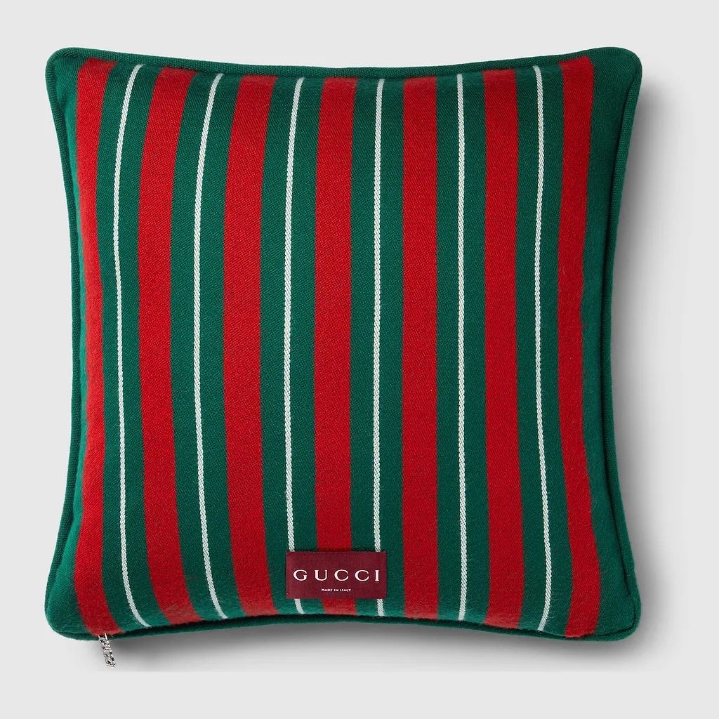 Gucci Web Wool Cushion