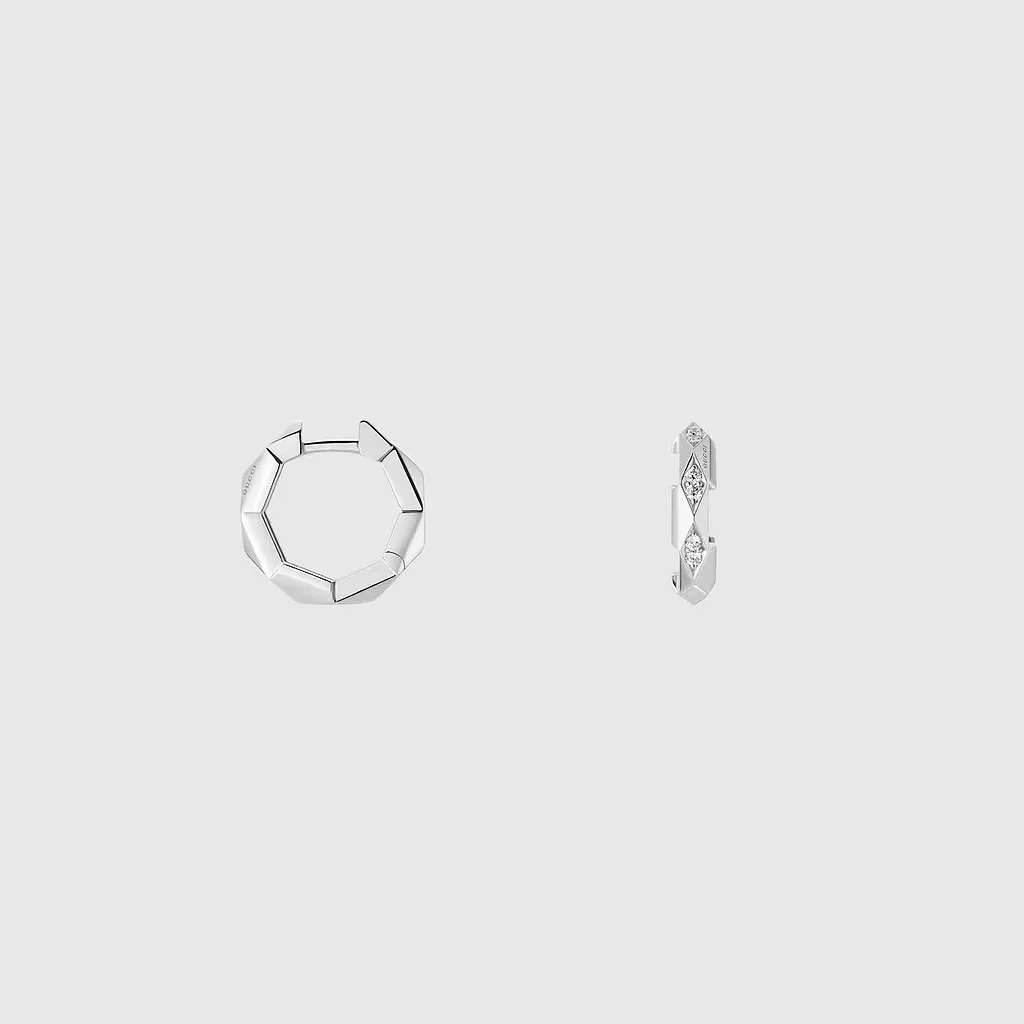 Gucci Link To Love Diamond 18K Earrings