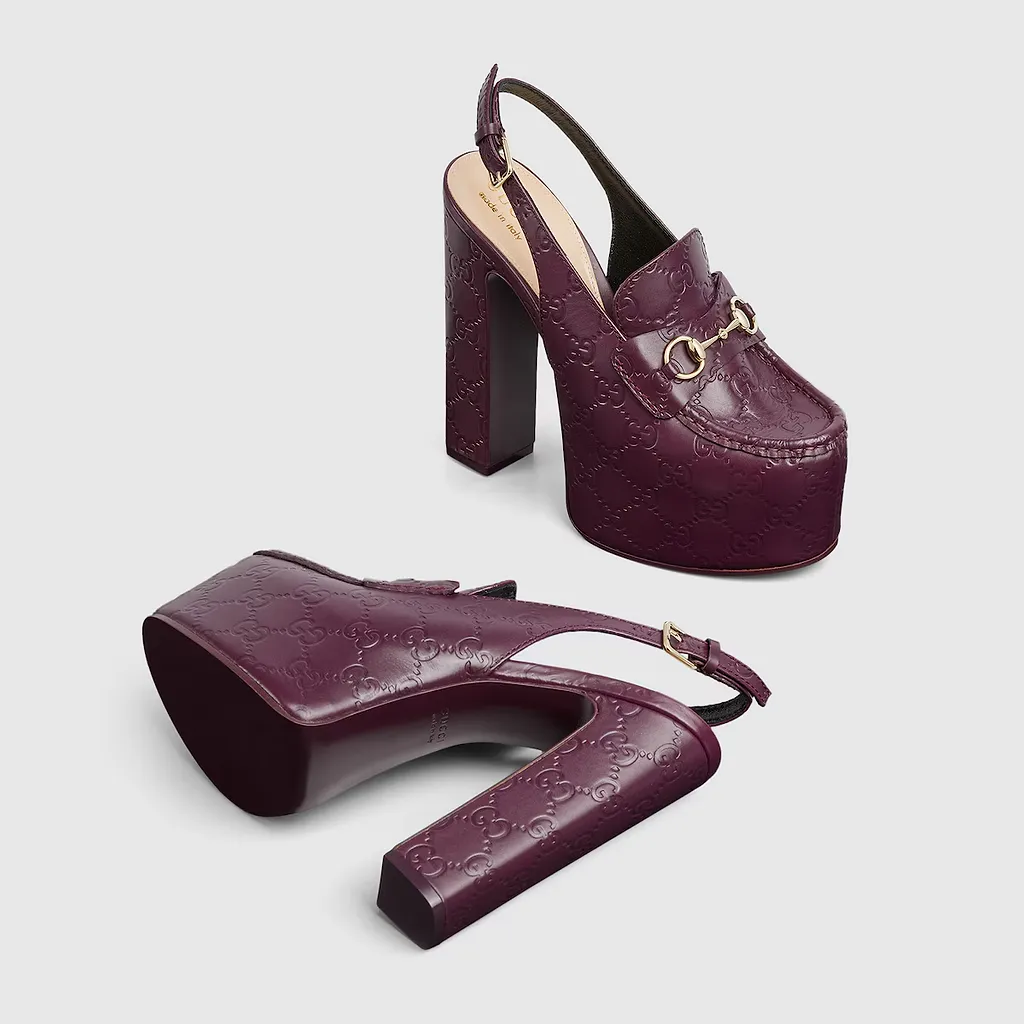 Horsebit Platform Loafer Slingback