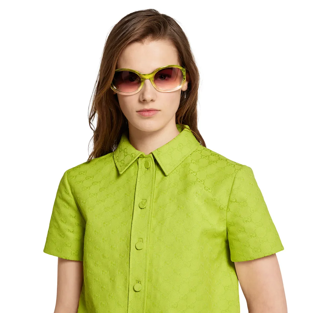 Gg Canvas Jumpsuit With Horsebit