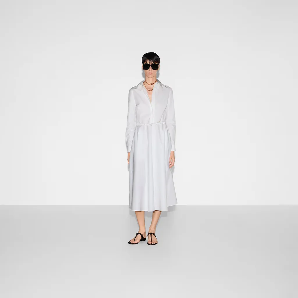 Cotton Poplin Dress