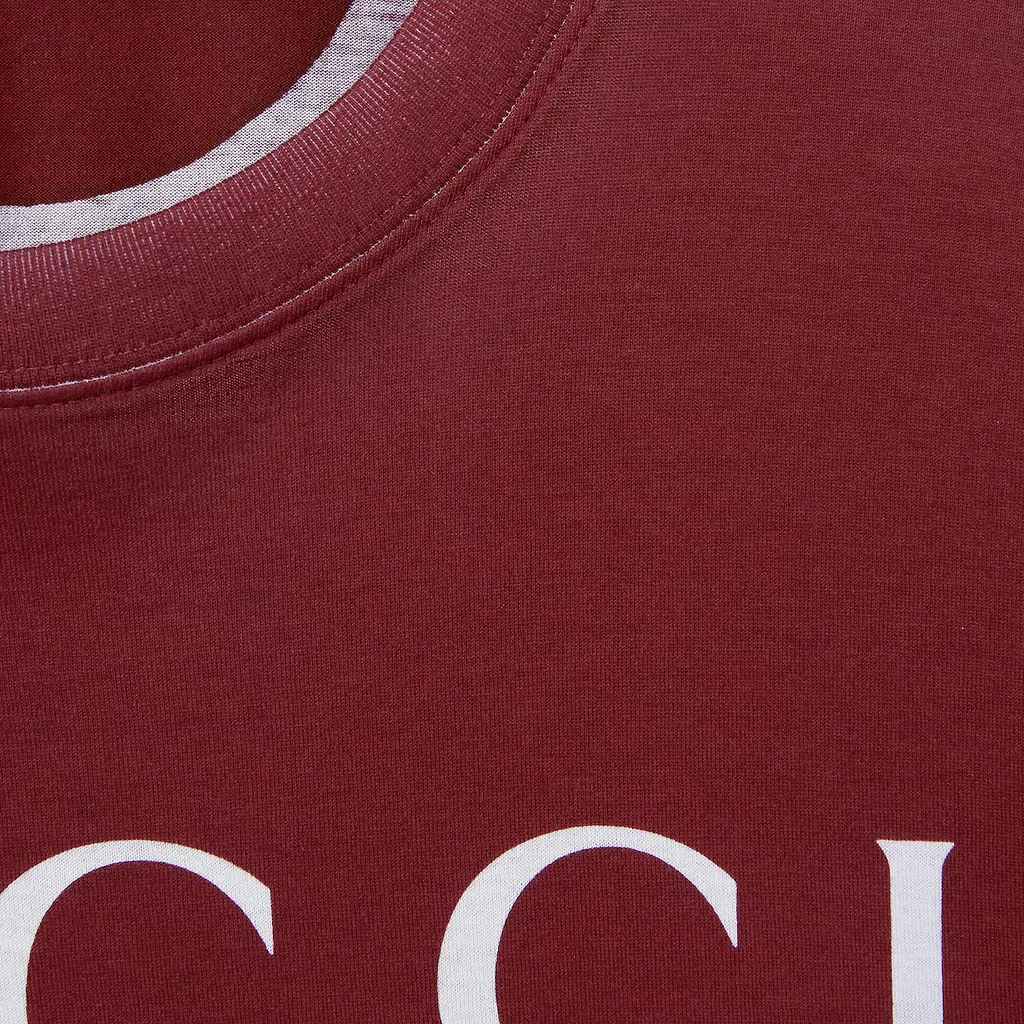 Cotton Jersey T-Shirt With Print