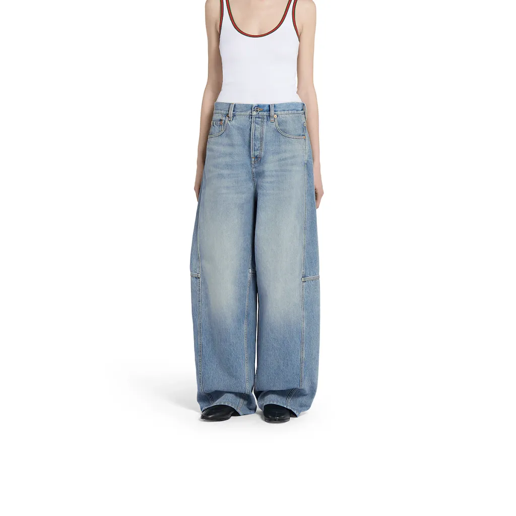 Balloon Denim Pant